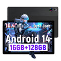 AEEZO 10.36'' Android 14 Tablet with 16GB RAM 128GB ROM 1TB TF Card Expandable Octa-Core, Widevine L1, 1280 * 800 HD Touchscreen, Face ID, Wi-Fi 6, Fast Charging - Black