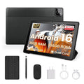 AEEZO Android 16 10inch Tablet,36GB RAM 256ROM,Tablets with Keyboard Case Mouse Stylus,1TB Expandable,5-Core 5000mAh 1280x800 IPS HD,5G WiFi,Dual Camera