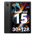 AEEZO 2026 Latest Android 15 Tablet - Tablet 10 Inch with 30GB + 128GB + 1TB TF Octa Core and Widevine L1, Wi-Fi 6G/BT 5.3, 6200mAh, 5+8MP, Computer Mode Supported - Black