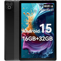 AEEZO Android 15 5-Core 10inch Tablet,16GB Ram+32GB ROM +1TB Expand,IPS Display, Widevine L1, 5G Wifi, 5MP+8MP Camera, 5000mAh, Bluetooth 2.4,Black