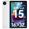 AEEZO Android 15 5-Core 10inch Tablet,16GB Ram+32GB ROM +1TB Expand,IPS Display, Widevine L1, 5G Wifi, 5MP+8MP Camera, 5000mAh, Bluetooth 2.4,White